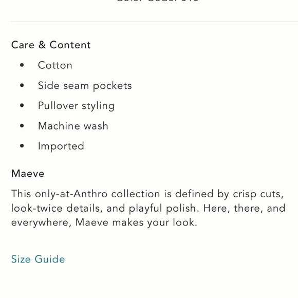 *Anthropologie Maeve Puff Sleeve Square Neck Smocked Midi Dress - Picture 5 of 5